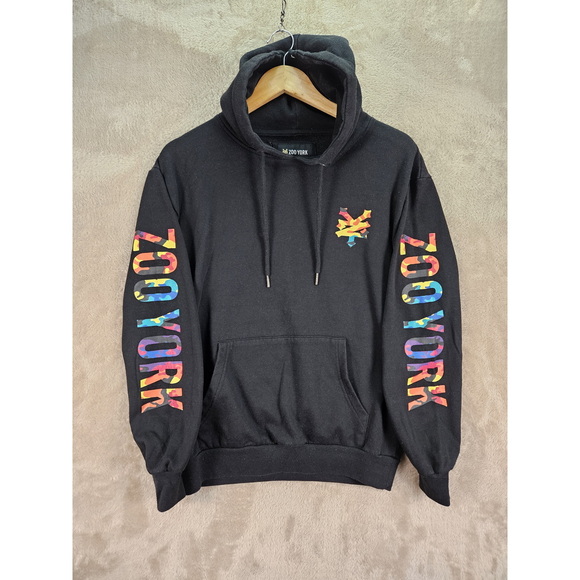 Zoo York Other - Zoo York Pullover Hoodie Multicolored Graffiti-style Big Logo Sweatshirt Size S